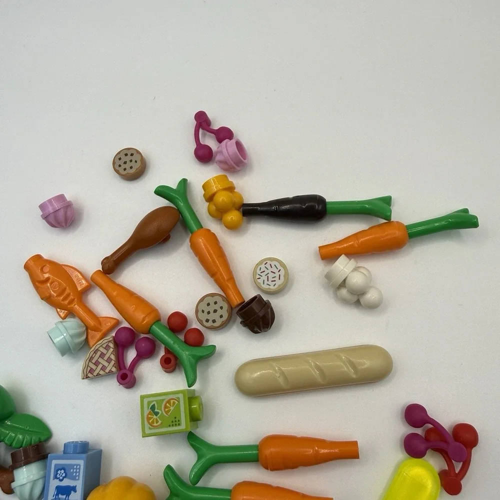 LEGO Piece Minifigs Friends Lego Food Accessories Lot of 50 pieces 004 - Picture 4 of 5